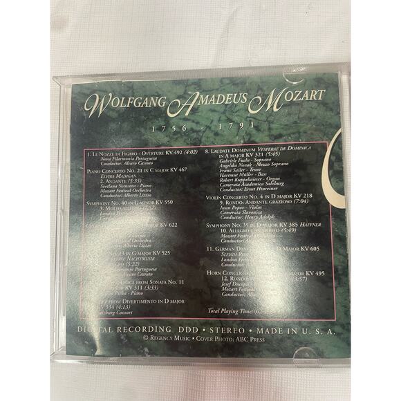 Mozart The Masterpiece Collection Volume 6 EUC - Picture 5 of 5